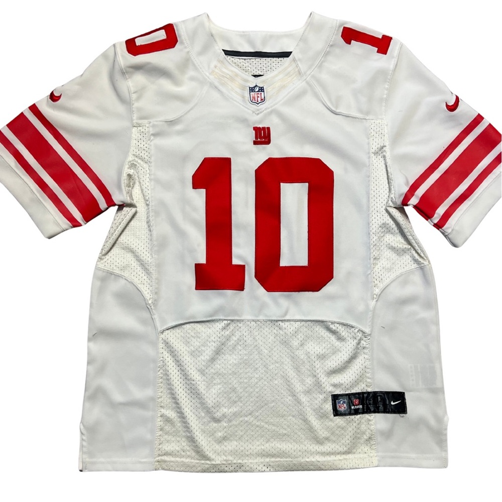 VINTAGE Mitchell & Ness Eli Manning New York Giants white throwback jersey